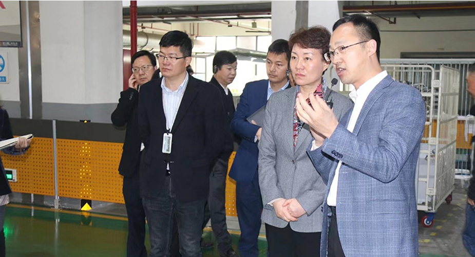 杭州市委副书记、萧山区委书记佟桂莉一行调研天辰平台电器